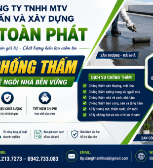 XỬ LÝ CHỐNG THẤM TẠI TÂY NINH – GIẢI PHÁP BẢO VỆ NGÔI NHÀ BỀN VỮNG