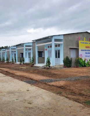 Nhà ở liền kề chốt dân quân biên giới